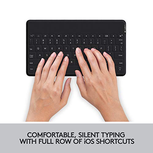 Logitech Keys-To-Go Ultra-Portable Keyboard for iPad - BLACK - ESP - BT - MEDITER
