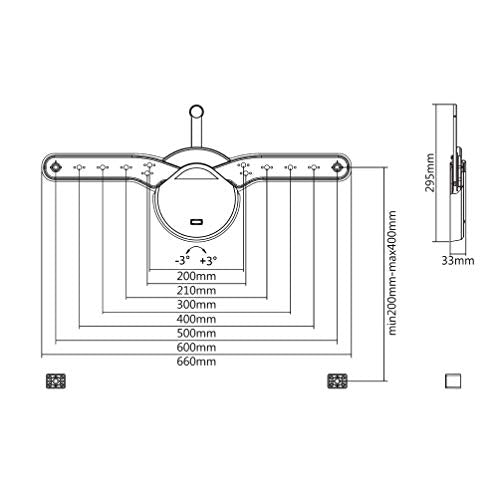 NewStar TV/Monitor Wall Mount (fixed) for 32-70" Screen - Black - Wall mount for LCD / plasma panel - black - screen size: 32"-70"