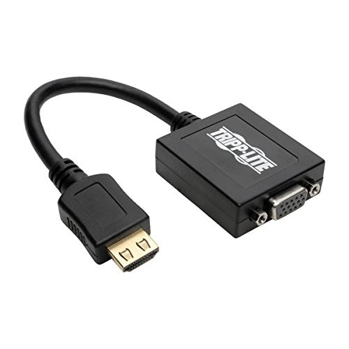 Tripp Lite HDMI to VGA with Audio Converter Cable Adapter for Ultrabook Laptop Desktop PC 6in