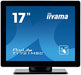 iiyama ProLite T1721MSC-B1 - LED monitor - 17" - touchscreen - 1280 x 1024 @ 75 Hz - TN - 250 cd/m - 1000:1 - 5 ms - DVI-D, VGA - speakers - black