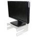 Newstar Transparent Monitor Stand (Clear Acrylic) - Monitor stand - transparent