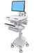 Ergotron StyleView Cart with LCD Pivot, SLA Powered, 2 Drawers - Cart - for LCD display / PC equipment (open architecture) - lockable - aluminium, zinc-plated steel, high-grade plastic - screen size: up to 24" - 66 Ah - Lead Acid