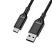 OtterBox Standard - USB cable - USB (M) to USB-C (M) - USB 2.0 - 3 m - black