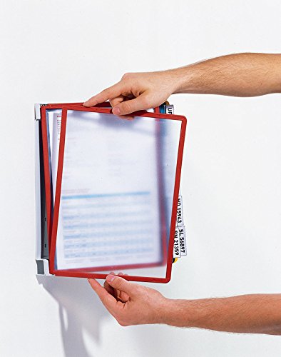 Best Value Durable Vario Wall Display Unit Polypropylene with Tabs and Brackets 10 Panels A4 Assorted Ref 5567/00