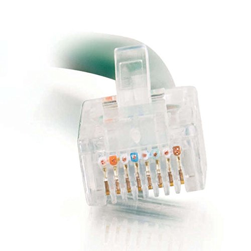 C2G Cat5e Non-Booted Unshielded (UTP) Network Patch Cable - Patch cable - RJ-45 (M) to RJ-45 (M) - 50 cm - UTP - CAT 5e - stranded, uniboot - green