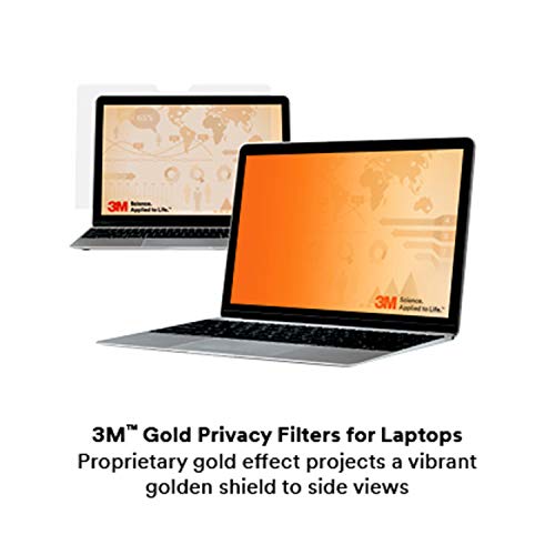 3M GPF15.6W9 15.6" Widescreen (16:9) Gold Laptop Privacy Filter Frameless 98044054900