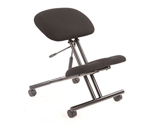 Kneeling Stool Black Fabric Black Frame OP000070