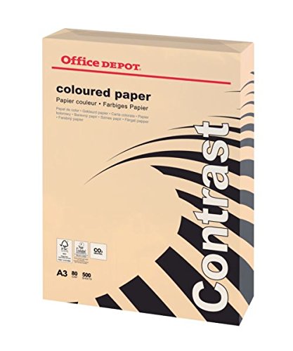 Best Value Coloured Paper Salmon A3 80gsm