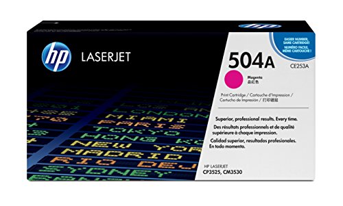 Best Value HP CE253A 504A Original LaserJet Toner Cartridge, Magenta, Pack of 1