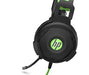 HP Pavilion Gaming 600 - Headset - full size - wired - black/green - for OMEN Obelisk by HP 875, HP 15, 27, ENVY x360, Pavilion Gaming 15, 690, TG01, Spectre x360