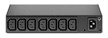 APC Basic Rack PDU AP6015A - Power distribution unit (rack-mountable) - AC 100/120/200/208/230/240 V - input: IEC 60320 C14 - output connectors: 8 (IEC 60320 C13) - 1U - black - for P/N: SCL500RMI1UC, SCL500RMI1UNC, SMTL1000RMI2UC, SMTL750RMI2UC, SMX1500RM2UCNC
