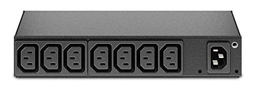 APC Basic Rack PDU AP6015A - Power distribution unit (rack-mountable) - AC 100/120/200/208/230/240 V - input: IEC 60320 C14 - output connectors: 8 (IEC 60320 C13) - 1U - black - for P/N: SCL500RMI1UC, SCL500RMI1UNC, SMTL1000RMI2UC, SMTL750RMI2UC, SMX1500RM2UCNC