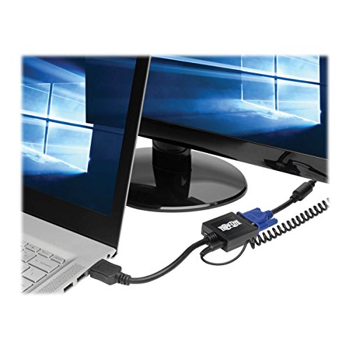 Tripp Lite HDMI to VGA with Audio Converter Cable Adapter for Ultrabook Laptop Desktop PC 6in