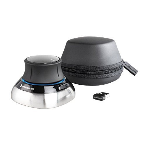 3Dconnexion SpaceMouse Wireless - 3D mouse - 2 buttons - wireless, wired - 2.4 GHz - USB wireless receiver