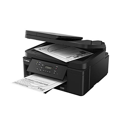 Canon PIXMA GM4050 - Multifunction printer - B/W - ink-jet - refillable - A4 (210 x 297 mm), Legal (216 x 356 mm) (original) - A4/Legal (media) - up to 11.5 ppm (copying) - up to 13 ipm (printing) - 350 sheets - USB 2.0, LAN, Wi-Fi(n)