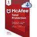 McAfee Total Protection - Subscription licence (1 year) - 1 device - Download - Win, Mac, Android, iOS - English - United Kingdom