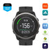Suunto 5 Peak - 43 mm - black - sport watch with strap - silicone - black - wrist size: 120-200 mm - display 1.1" - Bluetooth - 39 g - black