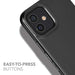 Tech21 Studio Colour Charcoal Black Apple iPhone 12 Pro Max Mobile Phone Case