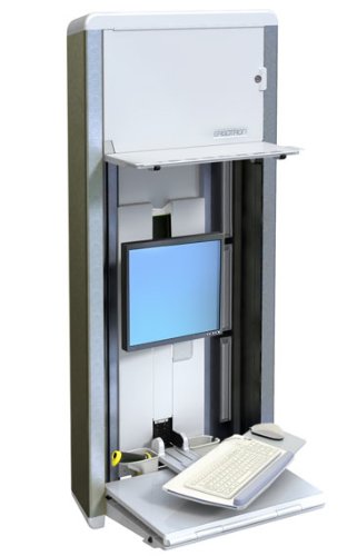 Ergotron StyleView VL Enclosure - PC enclosure system - 22" - white, aluminium