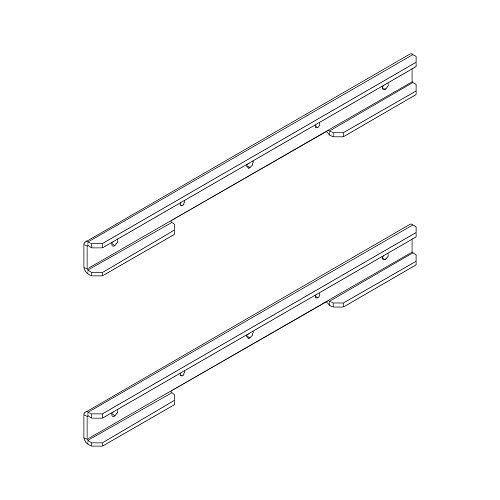 NewStar VESA Conversion Plate from VESA 100x100mm to 100x200mm - Silver - Mounting component (VESA adapter plate) for LCD / plasma panel - silver - screen size: 10"-32"