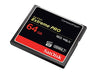 SanDisk Extreme Pro - Flash memory card - 64 GB - 1000x/1067x - CompactFlash