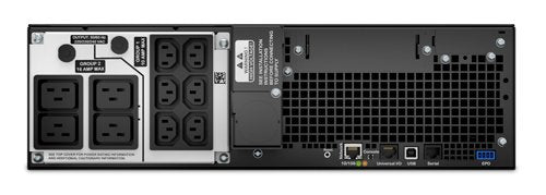 APC Smart-UPS SRT 5000VA RM - UPS (rack-mountable) - AC 230 V - 4500 Watt - 5000 VA - Ethernet 10/100, USB - output connectors: 12 - 3U - black - for P/N: AR2487G, AR3100W, AR3103SP, AR3105SP, AR3105W, AR3106SP, AR3300W, AR3305W, NBWL0356A