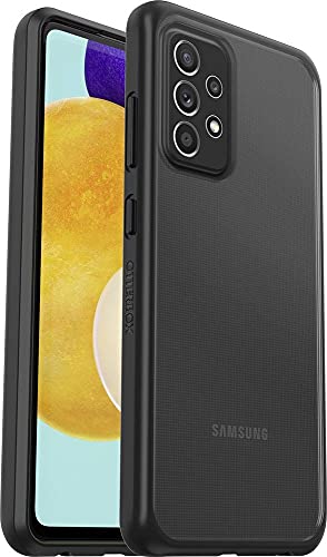 OtterBox React Series - Back cover for mobile phone - black crystal - ultra-slim design - for Samsung Galaxy A52, A52 5G