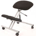 Kneeling Stool Black Fabric Silver Frame OP000072