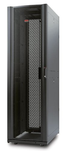 APC NetShelter AV Enclosure with Sides and 10-32 Threaded Rails. Size (WxDxH: 60 cm x 82.5 cm x 199 cm) May require special handling and delivery can take up to 3 days due to the size. Check with sales.