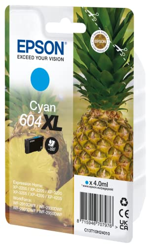 Epson C13T10H24010 604XL Cyan Ink Cart