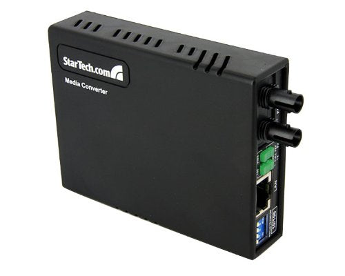 StarTech MCM110ST2 10/100 Multi Mode Fibre Copper Fast Ethernet Media Converter - Black