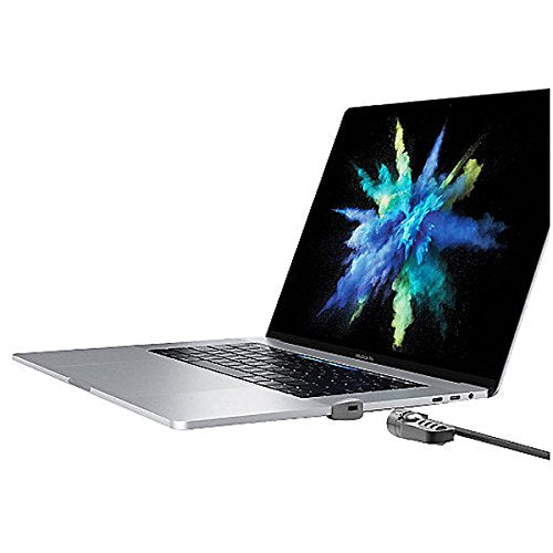 Compulocks MacBook Pro Touch Bar Lock Adapter With Combination Cable Lock - System security kit - silver - for Apple MacBook Pro with Touch Bar 13.3" 4x Thunderbolt 3 (Late 2016, Mid 2017, Mid 2018, Mid 2019, Early 2020), MacBook Pro with Touch Bar 15.4" (Late 2016, Mid 2017, Mid 2018, Mid 2019)