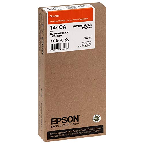 Epson T44QA - 350 ml - orange - original - ink cartridge - for SureColor P7560, P9560, SC-P7500, SC-P7500 Spectro, SC-P9500, SC-P9500 Spectro
