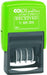 Best Value Colop S260/L1 Green Line Text Dater RECEIVED Self-Inking Imprint 45x24mm Blue/Red Ref 15560150
