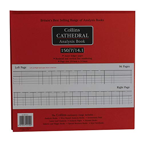 Collins Cathedral Analysis Book 7 Debit Columns 14 Credit Columns 150/7/14.1