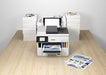 Canon MAXIFY GX7050 Business MagaTank Printer. Print/Copy/Scan/Fax with 50 sheet feeder. 2 Trays. Fast 24 IPM Mono, 15 IPM Colour. Page Yield Black: 6,000 pages, Colour: 14,000 pages. Scan to email/folder/USB. USB/WIFI (2.4&5GHz) Windows/MacOS/IOS/Android/ChromsOS