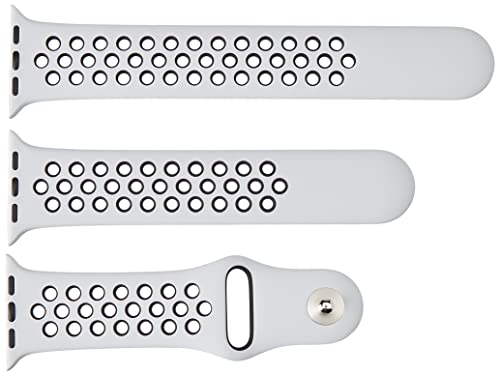 Apple Nike - Band for smart watch - 130-200 mm - black, pure platinum - for Watch (38 mm, 40 mm, 41 mm)