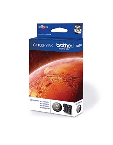 Brother LC1100HYBKBP2 - High capacity - black - original - blister - ink cartridge - for Brother DCP-6690CW, MFC-5890CN, MFC-6490CW