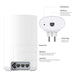 HUAWEI WiFi Q2 Pro (1 Base + 2 Satellites) , Whole Home Wi-Fi Mesh System, Gigabit Powerline Communication, Plug and Play, Seamless Roaming, Wi-Fi Everywhere