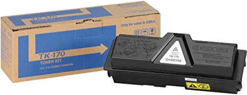 Best Value Kyocera TK-170 K Toner Black, Original Premium Printer Cartridge 1T02LZ0NLC for ECOSYS P2135d, ECOSYS P2135dn, FS-1320D, FS-1370DN