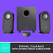 Logitech Z407 - Speaker system - for PC - 2.1-channel - wireless - Bluetooth - USB - 40 Watt (Total) - graphite grey