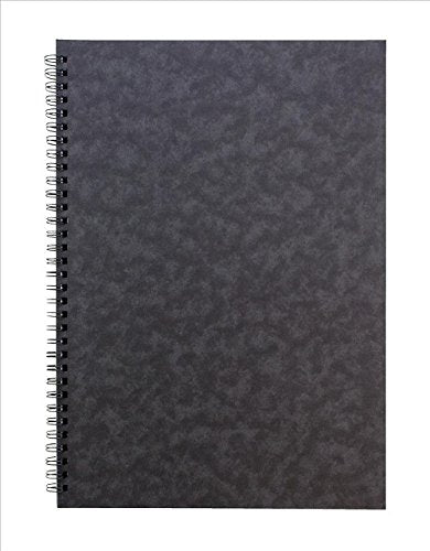 Best Value Clairefontaine Notebook Sidebound Ruled 90gsm 120 Pages A4, Black, Pack 10