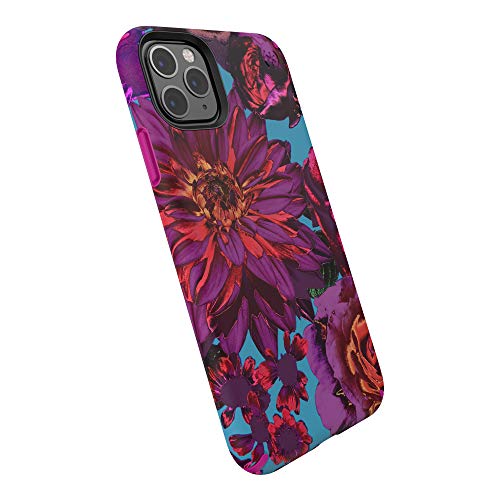 Speck Presidio Inked Flower Multicolour iPhone 11 Pro Max Phone Case IMPACTIUM Cushioning Antibacterial Scratch Resistant Shock Resistant