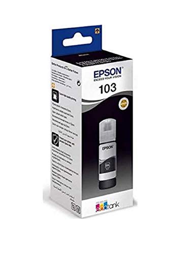 Epson 103 - 70 ml - black - original - ink refill - for EcoTank ET-3111, L1110, L3110, L3111, L3150, L3151, L3156, L3160