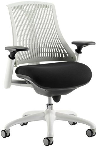 Flex Chair White Frame Moonstone White Back KC0056