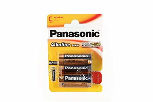 Best Value Panasonic LR14APB/2BP C Alkaline Power Batteries (Pack of 2)