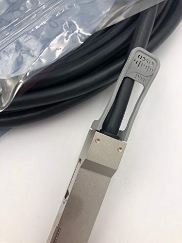 Cisco 100GBASE-CR4 Passive Copper Cable - InfiniBand cable - QSFP (P) to QSFP (P) - 5 m - passive - for P/N: N9K-C93180YC-EX-24, N9K-C9336C-FX2-OR, NCS-55A1-24H-TRK, NCS-55A1-36H-SE-B