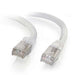 C2G Cat5e Booted Shielded (STP) Network Patch Cable - Patch cable - RJ-45 (M) to RJ-45 (M) - 2 m - STP - CAT 5e - molded - white