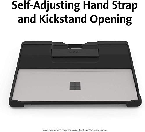 Kensington BlackBelt Rugged Case for Surface Go - Protective case for tablet - rugged - silicone, polycarbonate, thermoplastic polyurethane (TPU) - black - for Microsoft Surface Go, Go 2