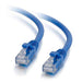 C2G - Patch cable - RJ-45 (M) to RJ-45 (M) - 50 cm - UTP - CAT 5e - booted, snagless - blue